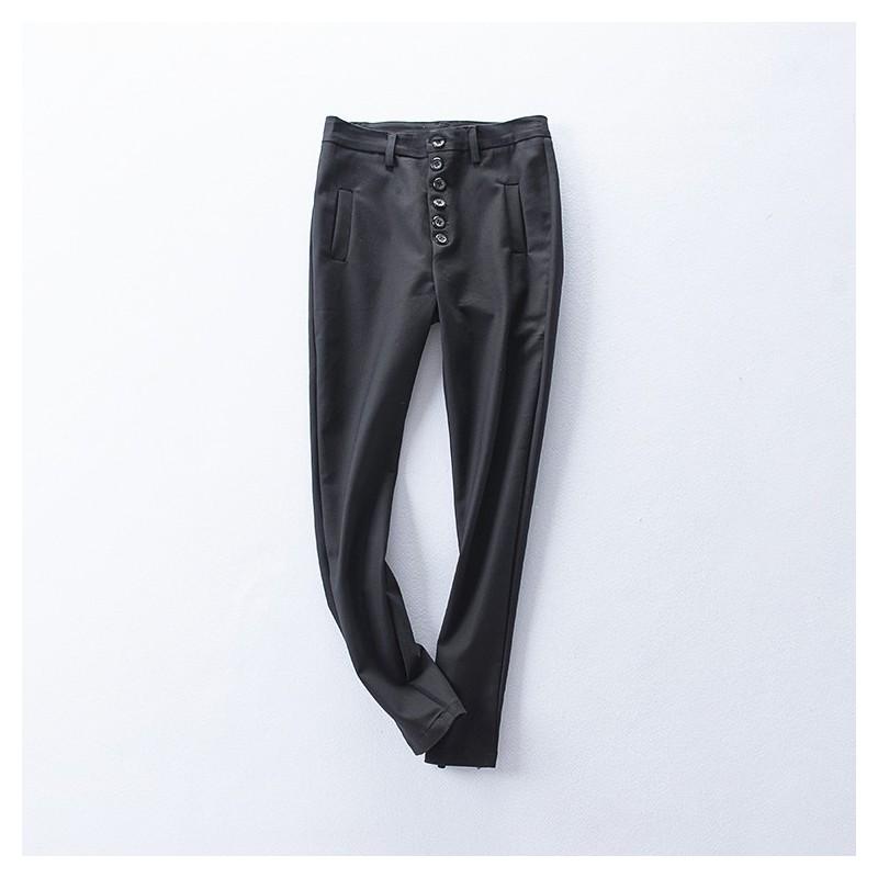 زفاف - Slimming High Waisted Skinny Jean Casual Trouser Long Trouser - Discount Fashion in beenono