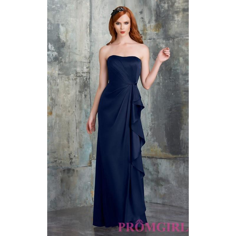 Mariage - Strapless Charmeuse Bridesmaid Dress by Bari Jay - Brand Prom Dresses