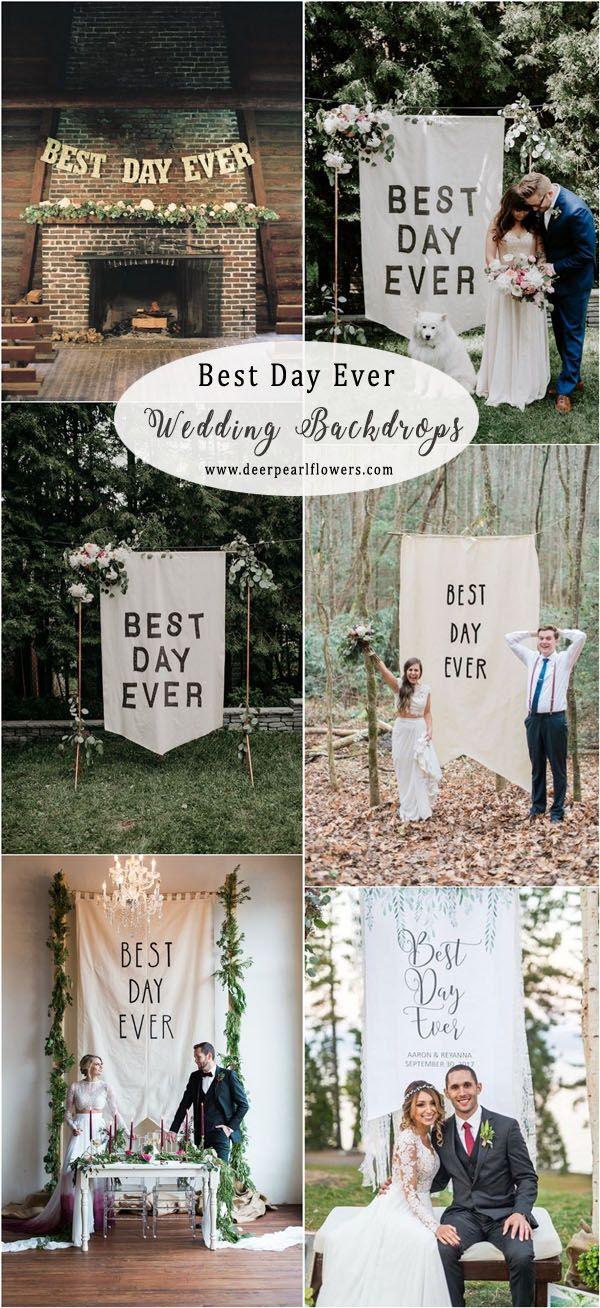 Hochzeit - 30   Unique Wedding Backdrop Ideas For 2018