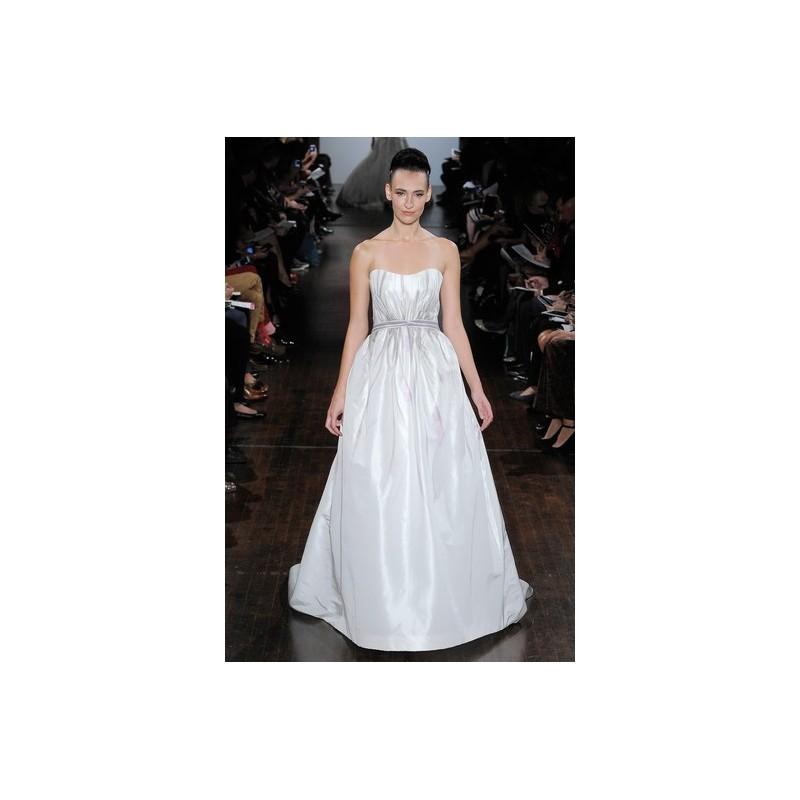 زفاف - Austin Scarlett FW13 Dress 9 - Strapless Full Length A-Line Austin Scarlett Fall 2013 White - Rolierosie One Wedding Store