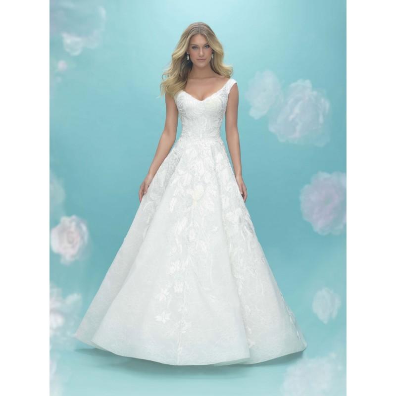 Hochzeit - Allure Bridals 9475 Beaded Lace Ball Gown Wedding Dress - Crazy Sale Bridal Dresses