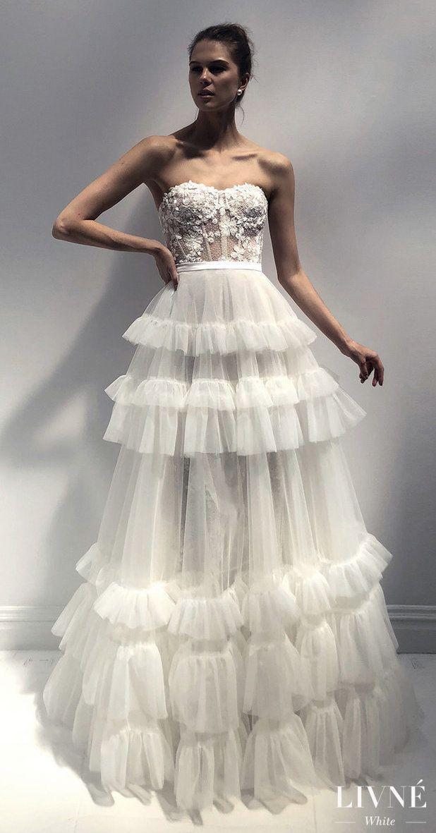 Свадьба - Livne White Wedding Dresses 2019