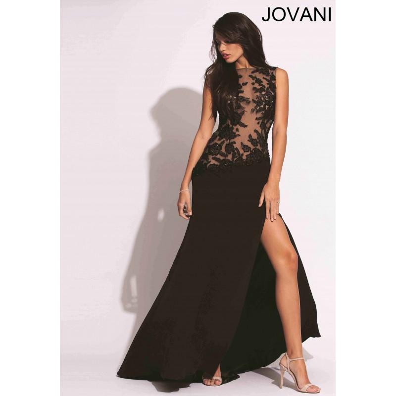 Свадьба - Jovani 89590 Black - 2018 Spring Trends Dresses