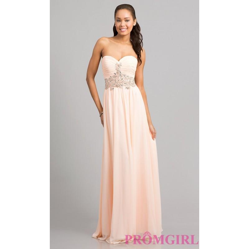 زفاف - Elegant Strapless Evening Gown - Brand Prom Dresses