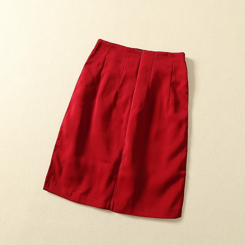 زفاف - Must-have Vogue Sexy Attractive Slimming Sheath One Color Skirt - Discount Fashion in beenono