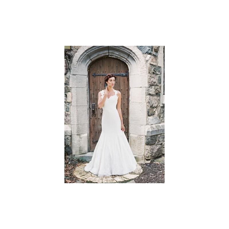 Hochzeit - Sareh Nouri Fall 2015 Dress 2 - Sleeveless Fall 2015 White Full Length Sareh Nouri Fit and Flare - Rolierosie One Wedding Store