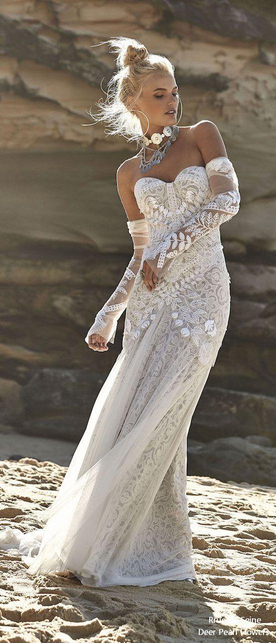 Hochzeit - Rue De Seine Bohemian Wedding Dresss – Moonlight Magic