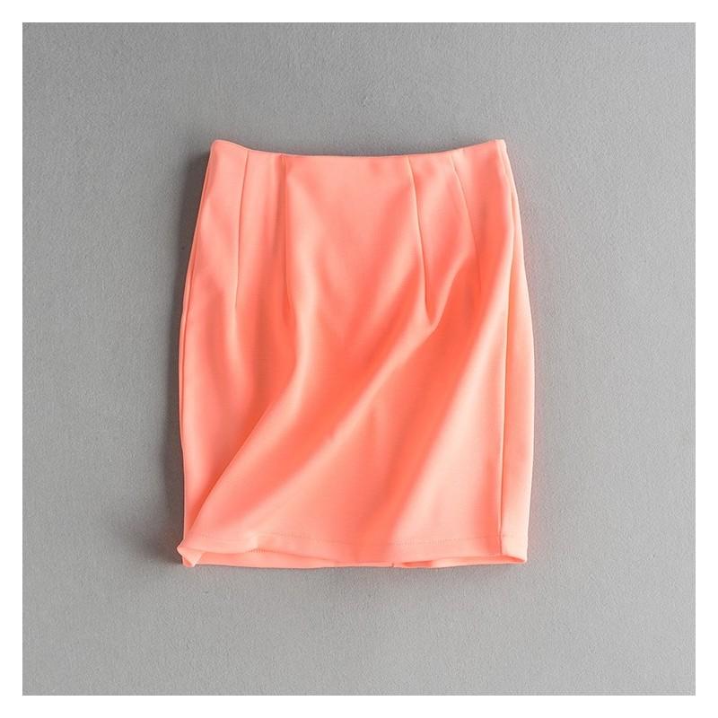 زفاف - Must-have Slimming Sheath High Waisted Summer Skirt Pencil Skirt - Discount Fashion in beenono