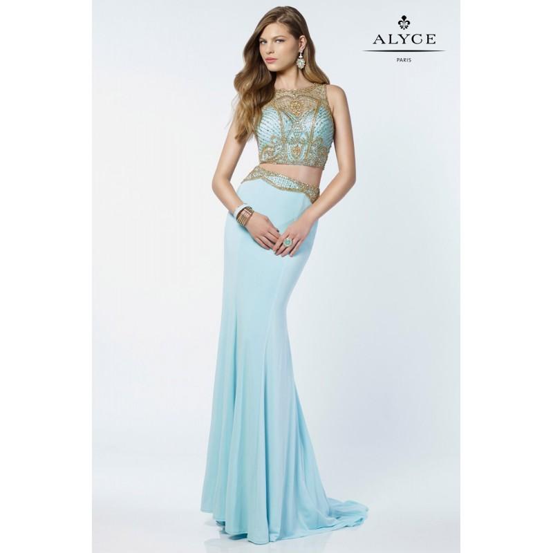 زفاف - Blue Alyce Prom 6707-17 Alyce Paris Prom - Rich Your Wedding Day