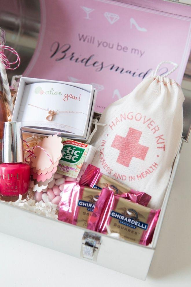 Wedding - 16 Really Pretty “Will You Be My Bridesmaid” Gift Sets You Have To See!
