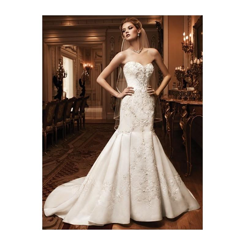 Mariage - Casablanca Bridal 2124 Fit and Flare Wedding Dress - Crazy Sale Bridal Dresses