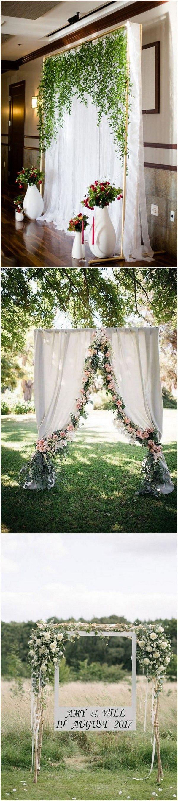 زفاف - 18 Stunning Wedding Photo Booth Backdrop Ideas