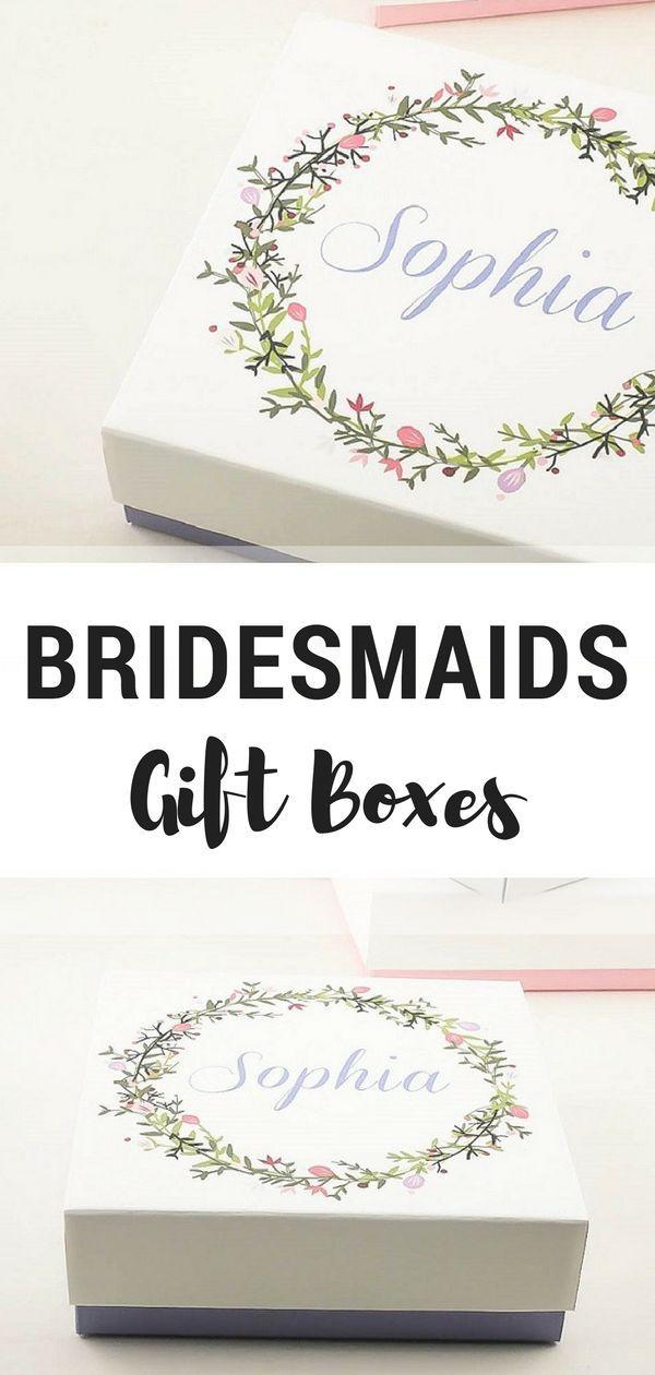 Свадьба - Bridesmaids Gift Boxes