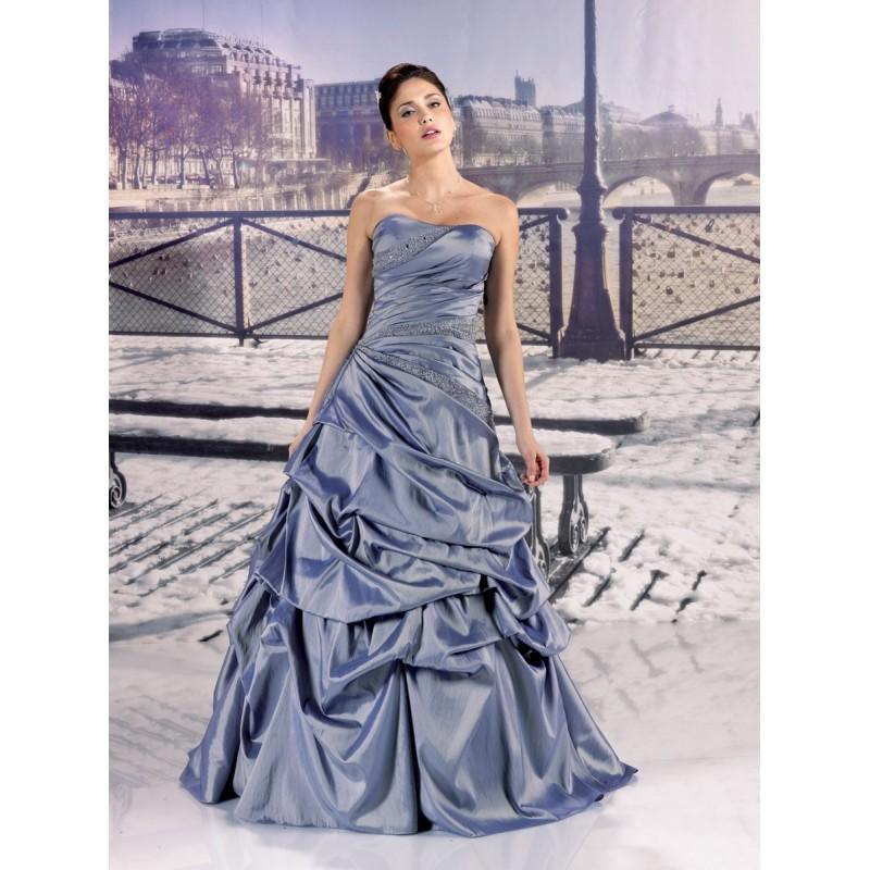 Свадьба - Miss Paris, 133-19 bleu gris - Superbes robes de mariée pas cher 
