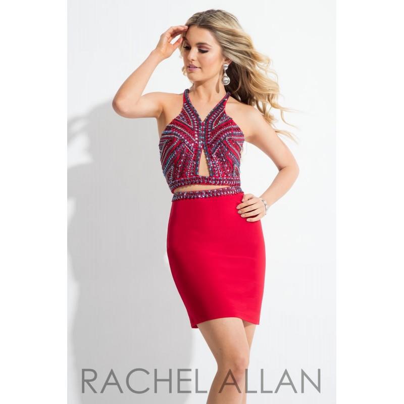 Свадьба - Red Rachel Allan Shorts 4203 Rachel ALLAN Short Prom - Rich Your Wedding Day
