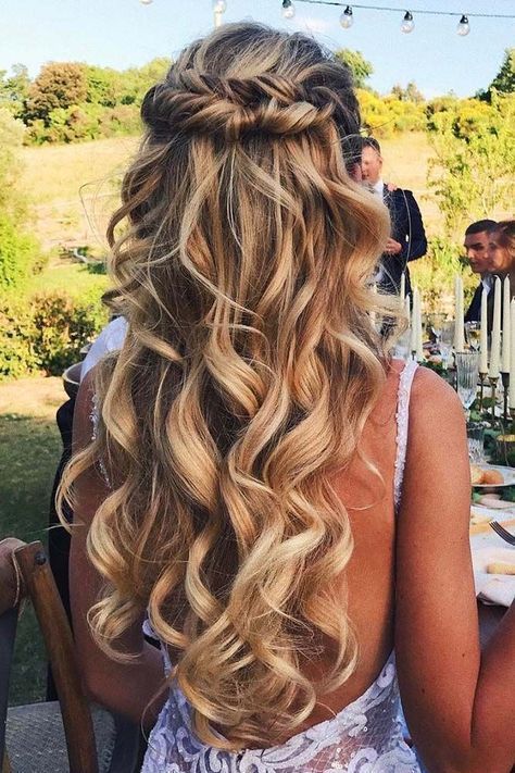 زفاف - 33 Exquisite Wedding Hairstyles With Hair Down