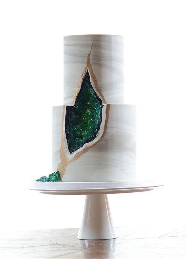 زفاف - 30  Geode Wedding Cakes Ideas Make You Forget All Other Cakes