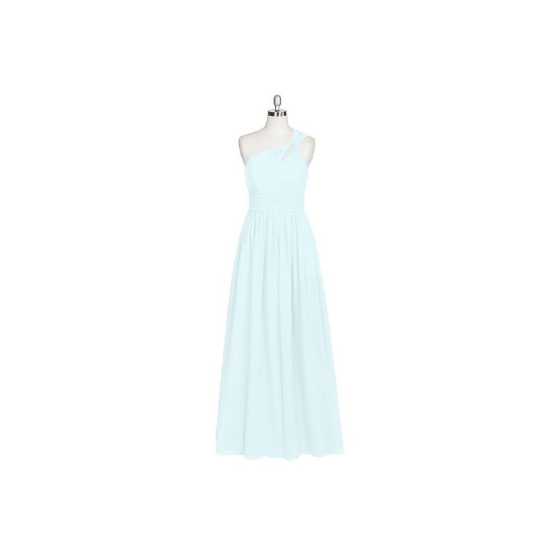 زفاف - Mist Azazie Vanessa - One Shoulder Chiffon Floor Length Back Zip - Simple Bridesmaid Dresses & Easy Wedding Dresses