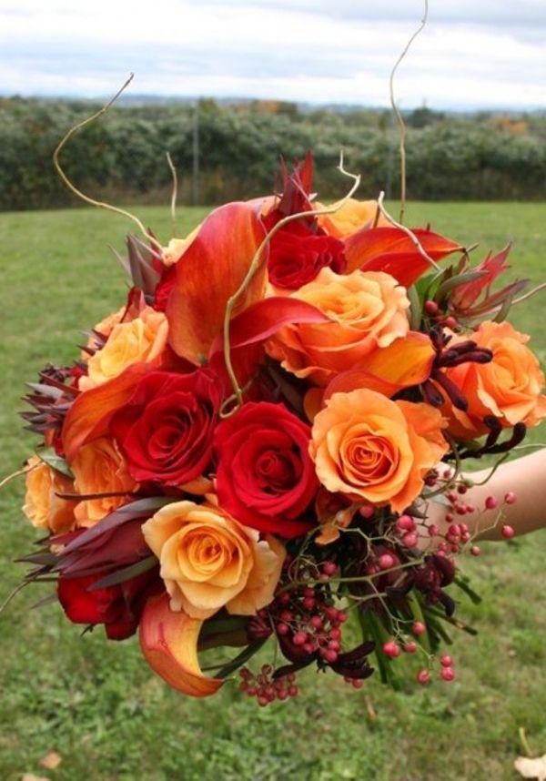 زفاف - Autumn Wedding Bouquets