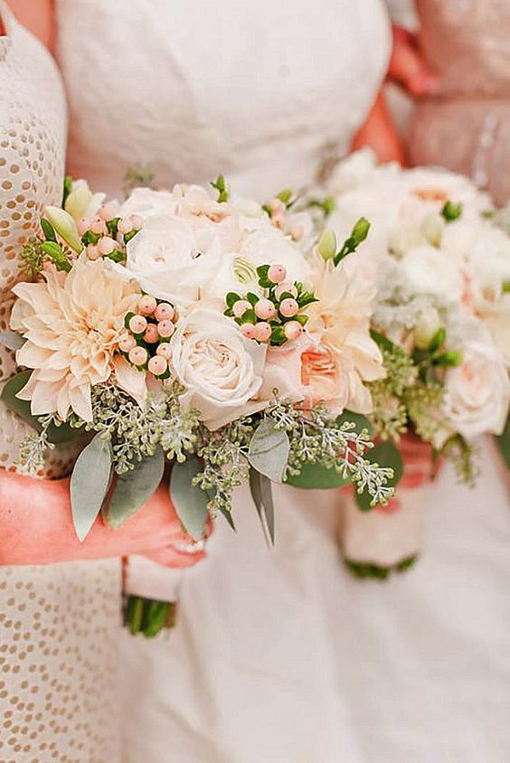 Wedding - 36 Glamorous Blush Wedding Bouquets That Inspire