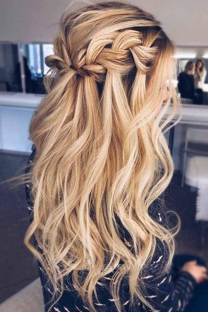 Hochzeit - 30 Wedding Hairstyles Half Up Half Down With Curls And Braid