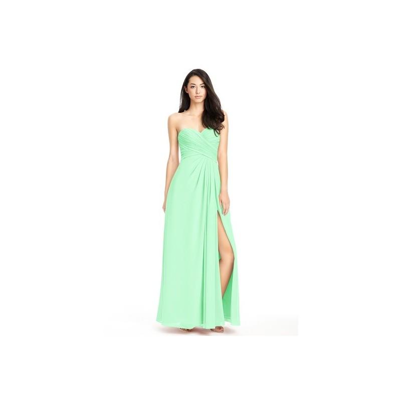 زفاف - Mint_green Azazie Arabella Allure - Sweetheart Back Zip Chiffon Floor Length Dress - Charming Bridesmaids Store