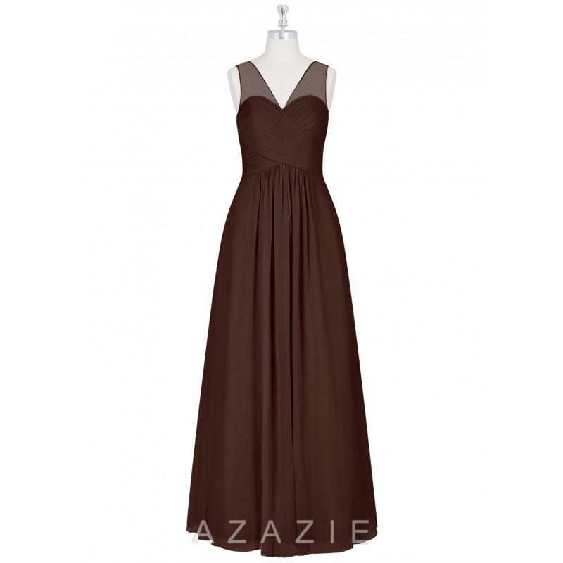 Hochzeit - Chocolate Azazie Alicia - Simple Bridesmaid Dresses & Easy Wedding Dresses