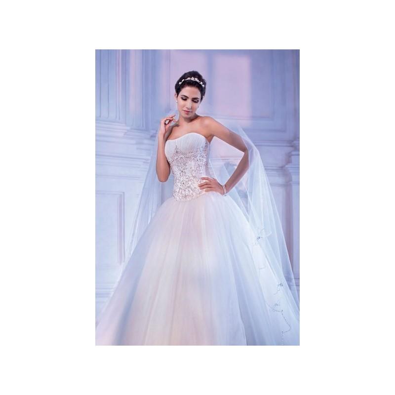 Wedding - Demetrios Modelo 2871 2014 Princesa Palabra de honor - Tienda nupcial con estilo del cordón
