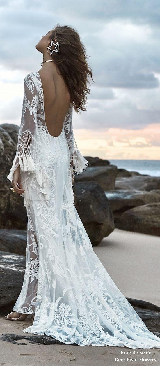 زفاف - Rue De Seine Bohemian Wedding Dresss – Moonlight Magic