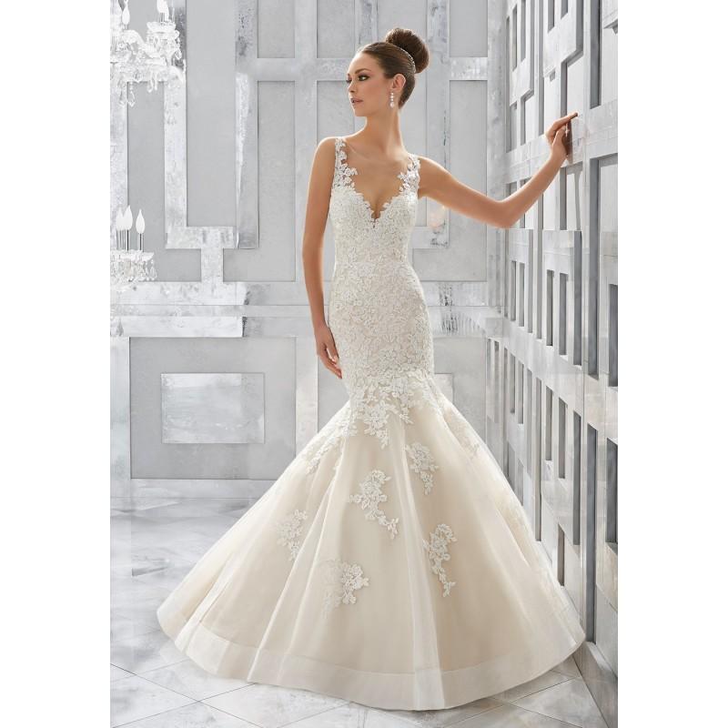 Hochzeit - Mori Lee 5571 Meryl Wedding Dress - 2018 New Wedding Dresses