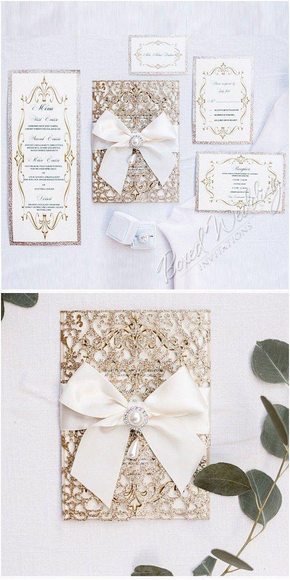 Hochzeit - Top 10 Wedding Invitations From Etsy For 2018
