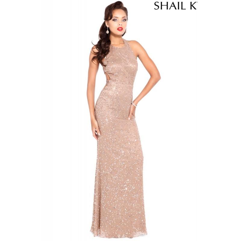 Hochzeit - Shimmery Blush Shail K. 3761 SHAIL K. - Rich Your Wedding Day