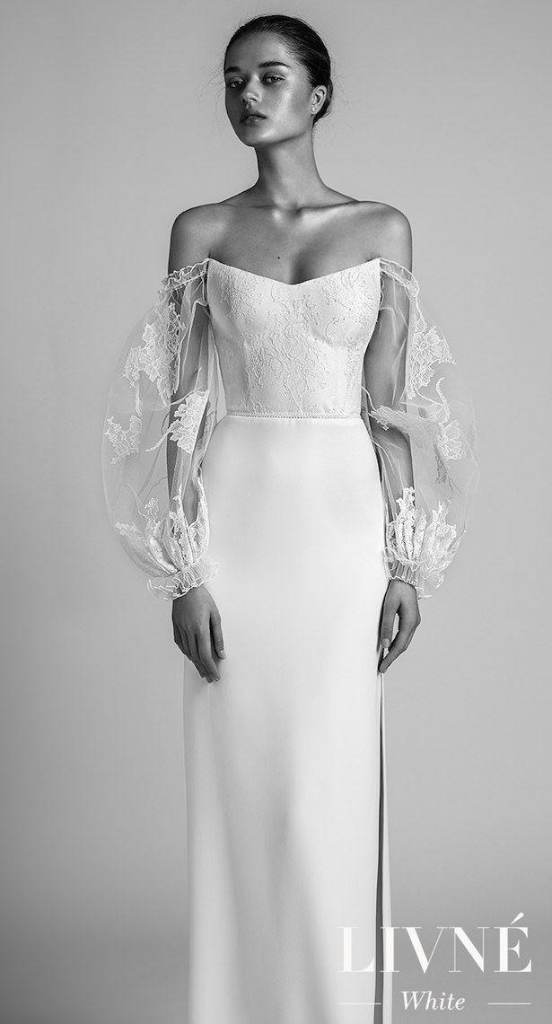 Hochzeit - 2019 Wedding Dress Trends With Livné White