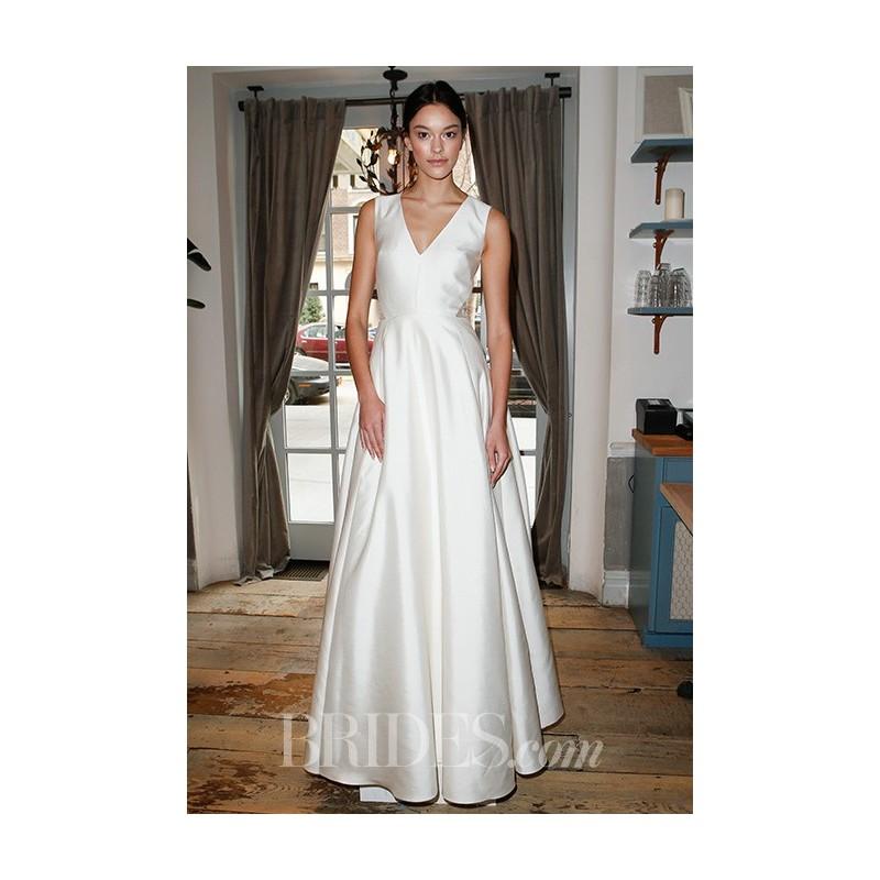 Свадьба - Lela Rose - Spring 2017 - Green Gables Sleeveless V-neck A-line Wedding Dress - Stunning Cheap Wedding Dresses