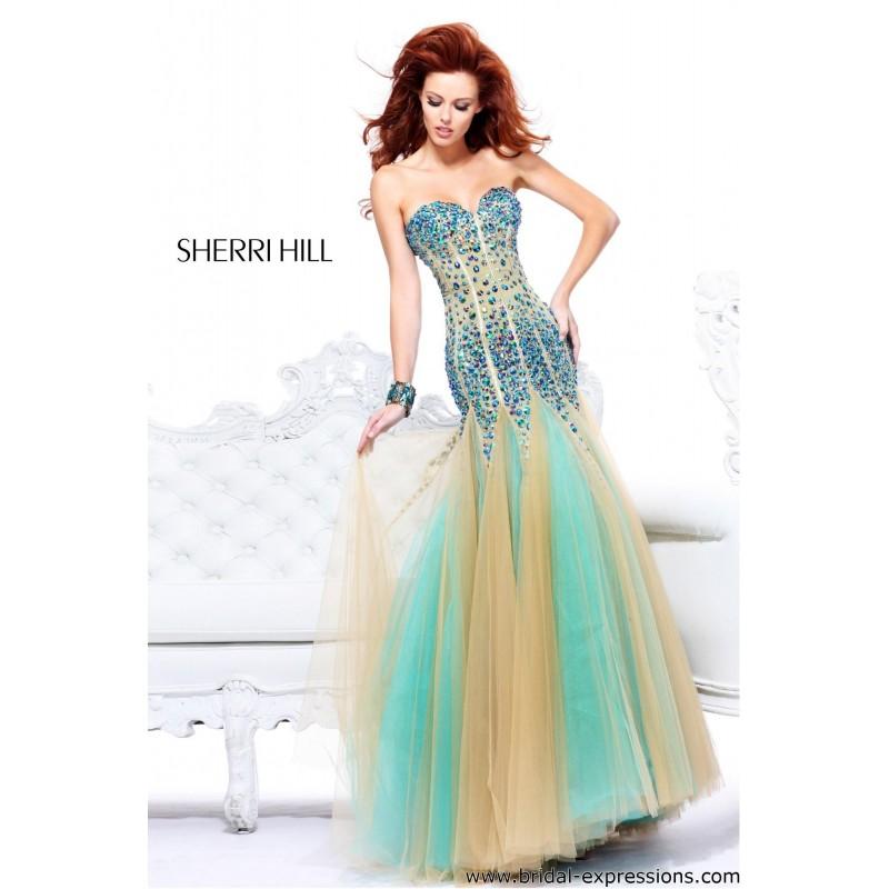Wedding - Sherri Hill 21108 Mermaid Beaded Prom Dress - Crazy Sale Bridal Dresses
