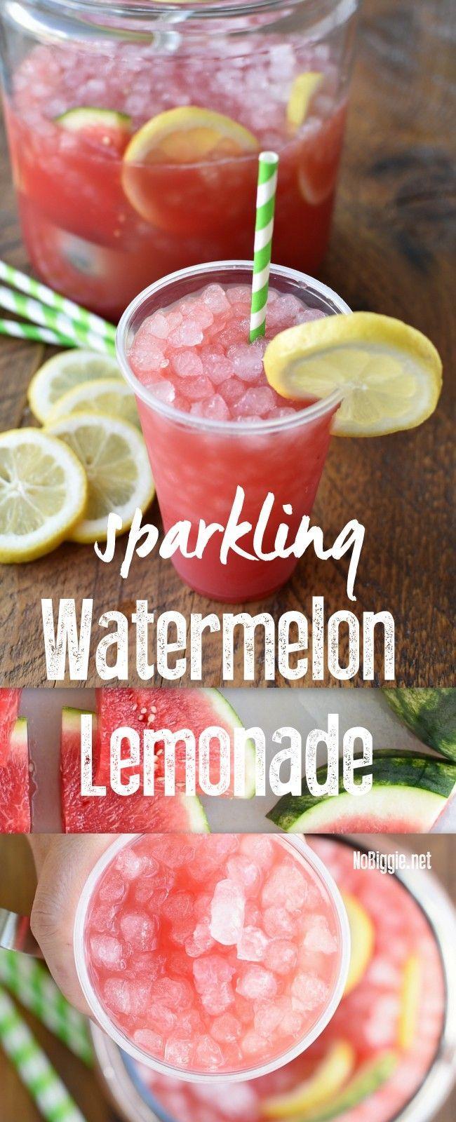 Hochzeit - Sparkling Watermelon Lemonade