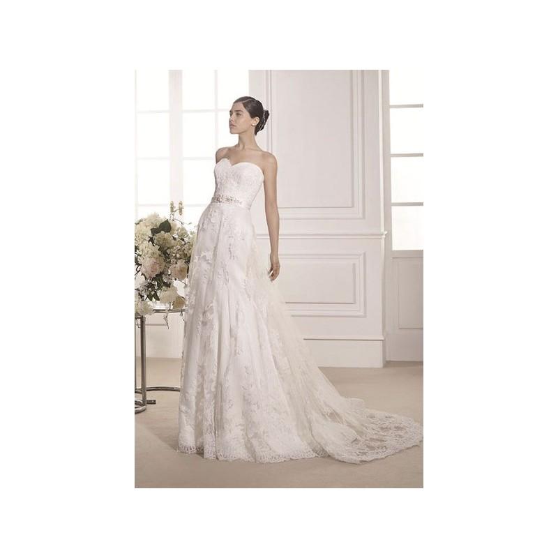 Hochzeit - Vestido de novia de Susanna Rivieri Modelo 304621 - 2015 Evasé Palabra de honor Vestido - Tienda nupcial con estilo del cordón