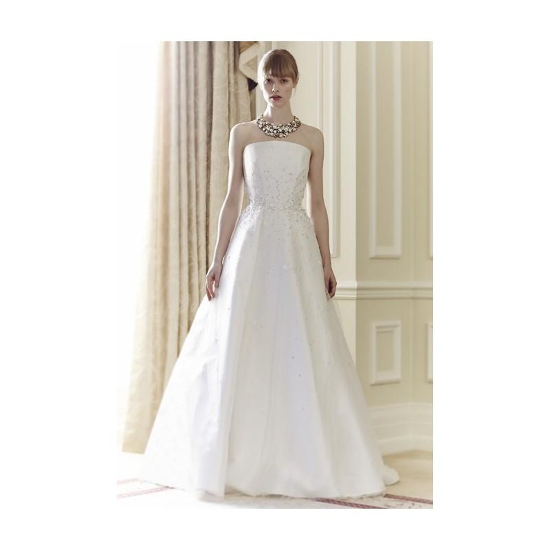 زفاف - Jenny Packham - Spring 2014 - Minnie Strapless Organza Ball Gown with Beaded Embellishment - Stunning Cheap Wedding Dresses