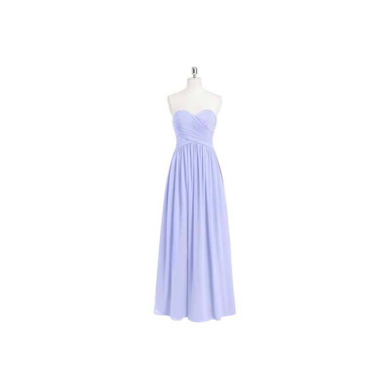 Hochzeit - Lavender Azazie Kristen - Floor Length Sweetheart Back Zip Chiffon Dress - Simple Bridesmaid Dresses & Easy Wedding Dresses