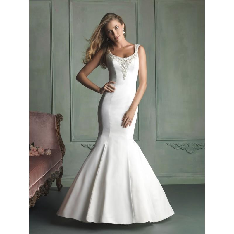 Wedding - Allure Bridals 9118 Satin Mermaid Wedding Dress - Crazy Sale Bridal Dresses