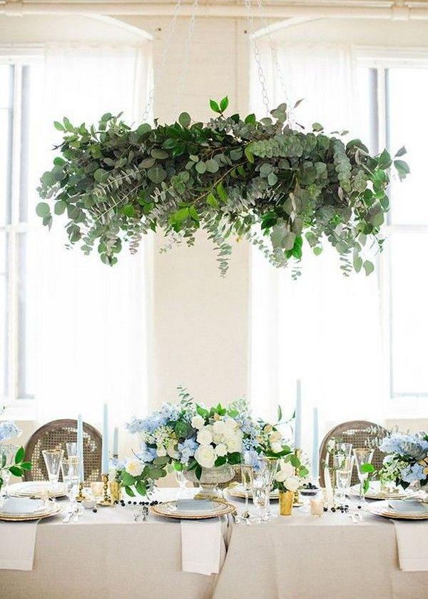 Mariage - 20 Amazing Hanging Greenery Floral Wedding Decorations For Your Reception - Page 2 Of 2