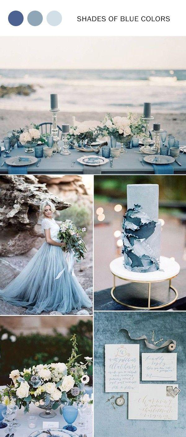Свадьба - Top 5 Shades Of Blue Wedding Color Ideas To Love