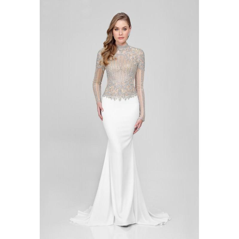 زفاف - Terani Couture - 1722E4248 Intricate Illusion Trumpet Gown - Designer Party Dress & Formal Gown