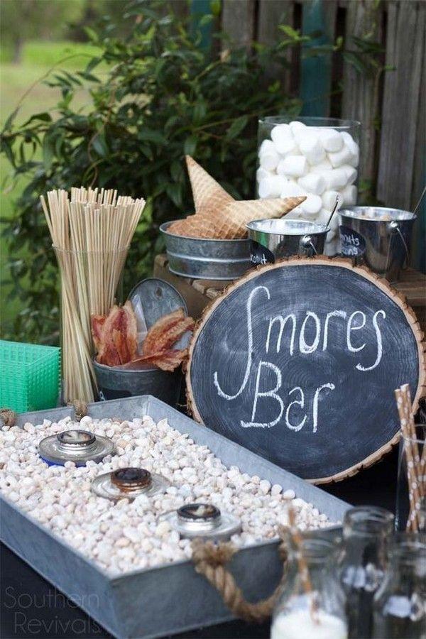 Mariage - Trending-20 Sweet S’mores Bar Wedding Ideas For Fall And Winter - Page 2 Of 2