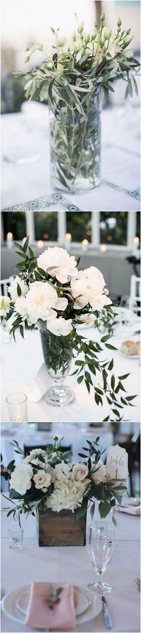Mariage - Trending - 18 Elegant Olive Branch Wedding Centerpieces