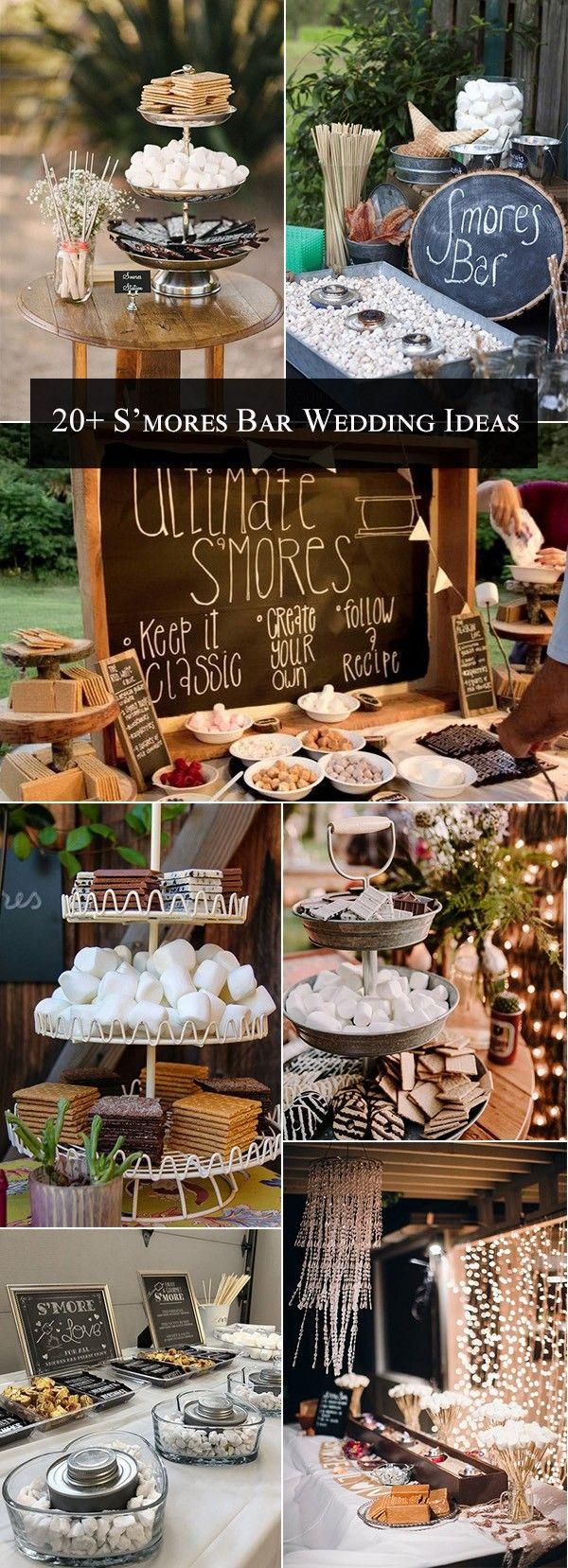 زفاف - Trending-20 Sweet S’mores Bar Wedding Ideas For Fall And Winter - Page 2 Of 2