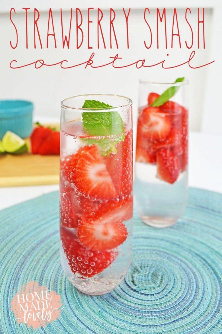 Свадьба - Easy Strawberry Drink Recipes