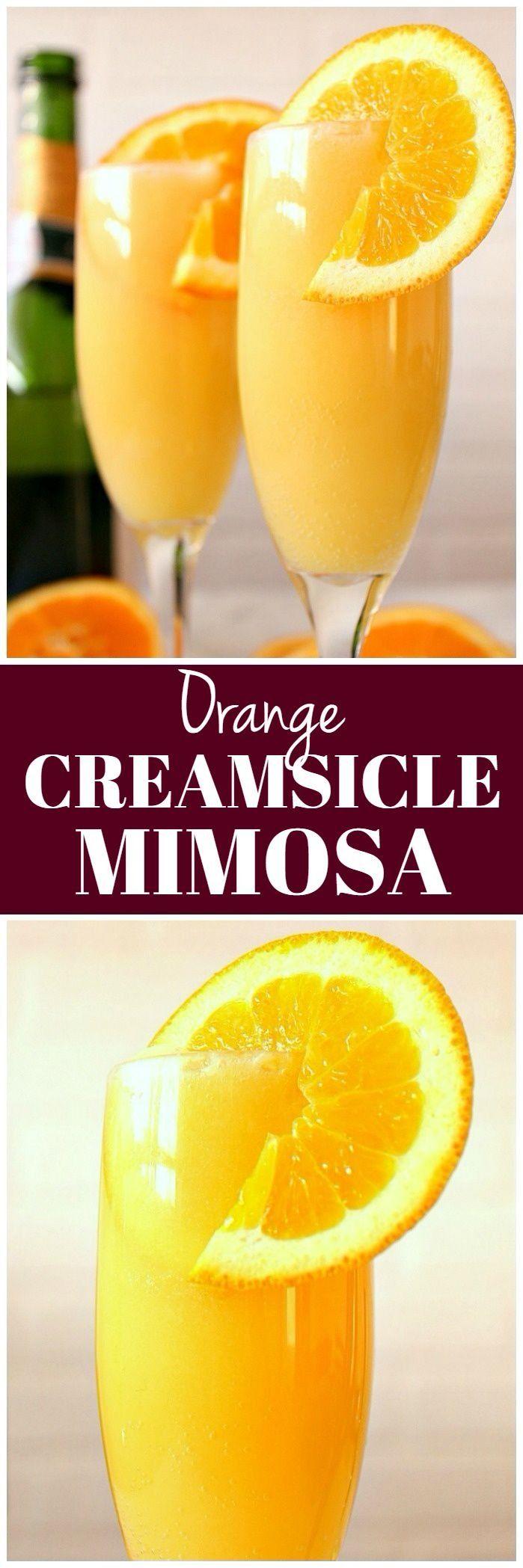 Hochzeit - Orange Creamsicle Mimosa