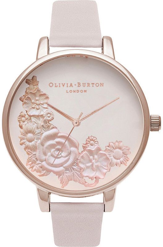 زفاف - Olivia Burton OB16FS85 3D Floral Watch