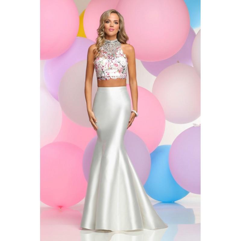 Wedding - Zoey Grey - Two-Piece Jeweled Halter Neck Dress 31027 - Designer Party Dress & Formal Gown